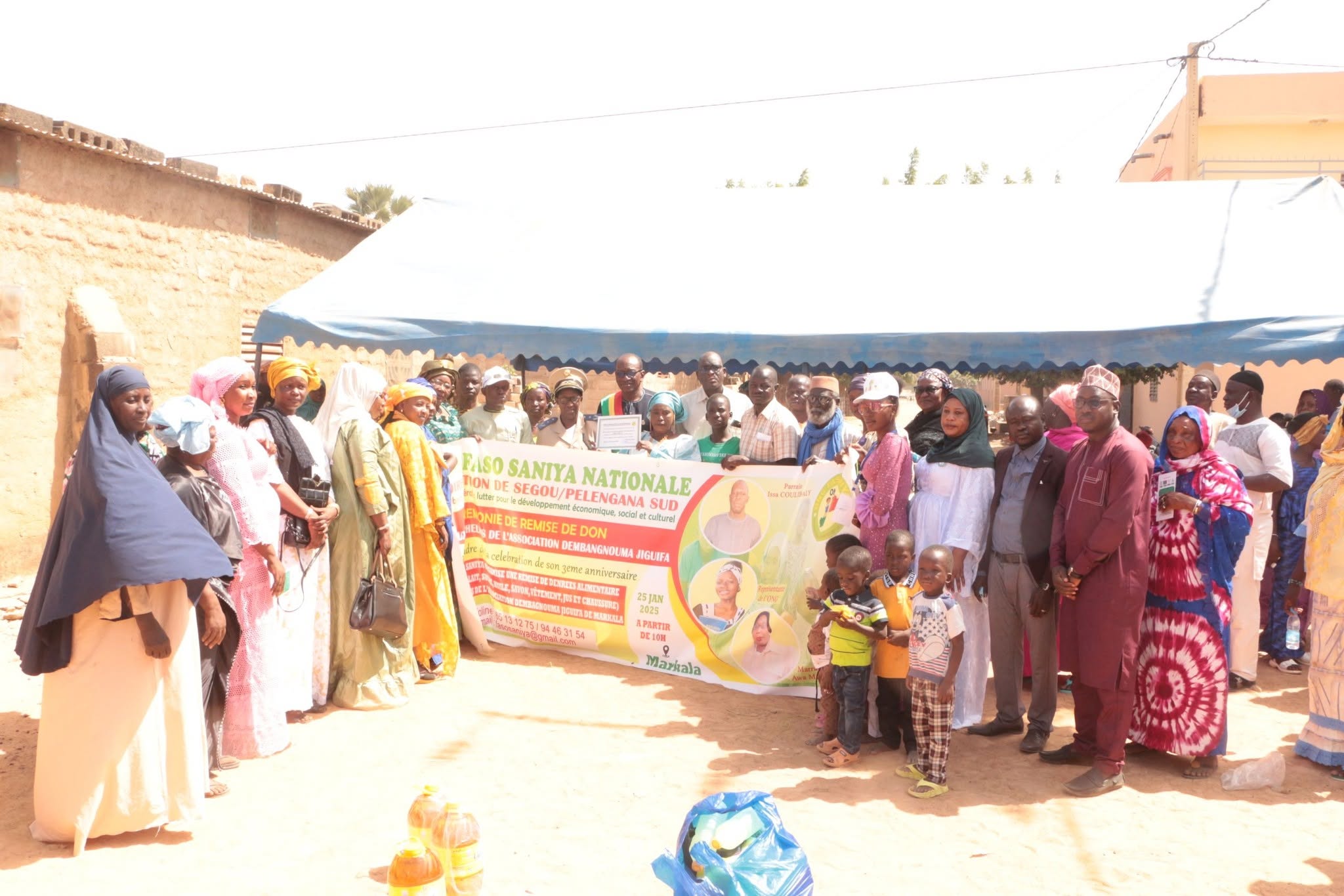 Ségou: L'ONG Faso Saniya célèbre son anniversaire avec une remise de dons aux orphelins de Markala